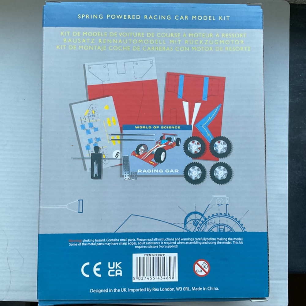 Rex London Spring Motor Powered Racing Car - NIB! - Picture 2 of 3